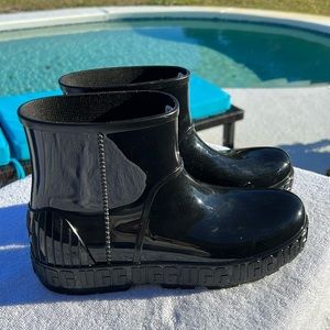 Black UGG Drizlita Black Waterproof Rain Snow  Boots New 11